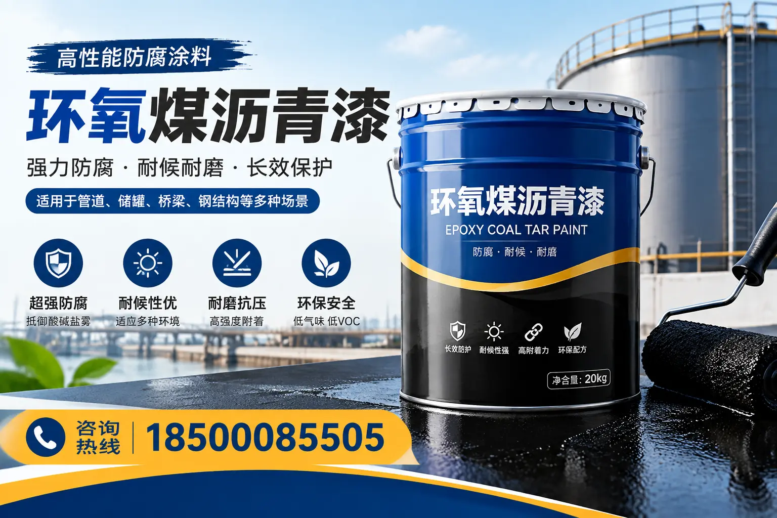 环氧煤沥青漆的施工步骤详解,平乡装修必备知识